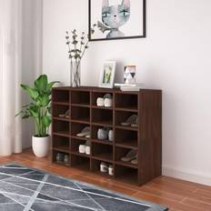 vidaXL Kenkäteline Tekninen Puu 92 x 30 x 67.5 cm
