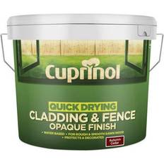 Cuprinol Quick Drying Cladding & Fence Opaque Finish Autumn Cedar 10L Wood Paint