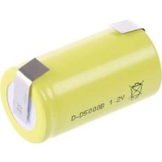 Mexcel D5000B Special-batteri R20 D U-loddefane, Flat-Top NiCd 1.2 V 5000 mAh