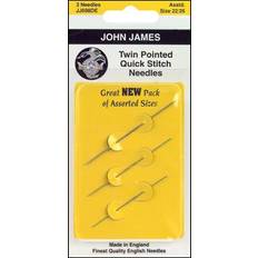 John james twin pointed quick stitch tapestry hand needles-size 22/26 3/pkg -jj6