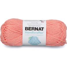 Bernat Handicrafter Cotton Yarn Solids-Coral Rose