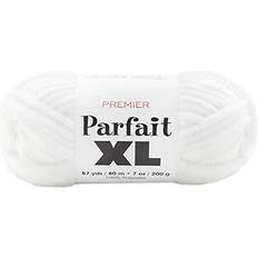 Yarn & Needlework Supplies Premier Yarns parfait xl yarn-white -2050-01