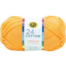 Lion Brand Yarn Company 761-132 24/7 Bomullsgarn Krämfärgad Storlek