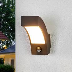 Led utomhusvägglampa sensor Lucande LED-utomhusvägglampa Lennik Väggarmatur