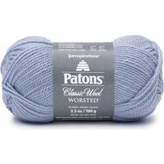 Patons classic wool yarn-blue fog -244077-77770