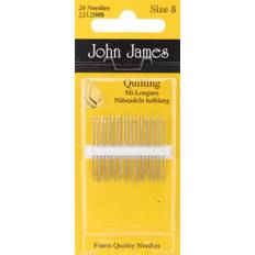 Nåler John James Quilting/Betweens Hand Needles-Size 8 20/Pkg