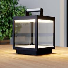 Led cube Lucande LED Cube for outdoors Table Lamp