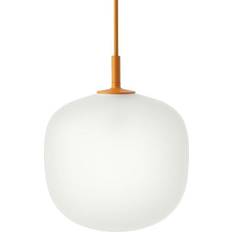 Orange Pendant Lamps Muuto Rime Pendant Lamp