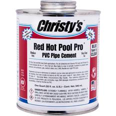 Red Allround Glue Christy's 8 fl. oz. PVC Pool and Spa Pipe Cement