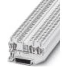 Electrical Accessories Phoenix Contact ST 2,5-TWIN WH Durchgangsklemme, 2,5 mm² Nennquerschnitt, 3 Anschlüsse, Weiß 50 Stück