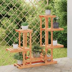 VidaXL Krukker & Urtepotter vidaXL blomsterstativ 95x25x96 massivt fyrretræ Plantekasse