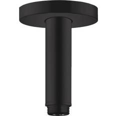 Sort Loftbrusere på tilbud Hansgrohe HG Loftbefæstigelse S 1/2" 100mm i Mat Sort Sort
