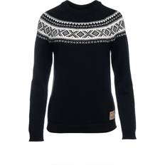 Dale of Norway Neuleet Dale of Norway Vågsøy Wool Sweater - Black/Offwhite