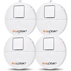 Fönsterlarm larm och säkerhet Logik Ultratunt Fönsterlarm 4-Pack 120 dB