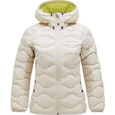 Peak Performance Beige Ytterklær Peak Performance Helium Down Hood Jacket Black Female