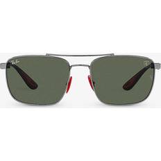 Ray-Ban Firkantet Metal Solbriller - Grå