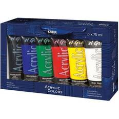 Schwarz Acrylfarben Kreul El Greco Set Acrylfarben 6x75 ml