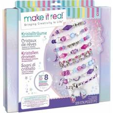 Perles Lansay Make It Real Coffret Bijoux Cristaux de Reve Envoutants Fabrication de bijoux enfants Dès 8 ans