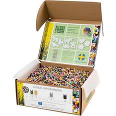 Rørperler BioBeads str. 5x5 cm, medium, standardfarver, 55000 stk