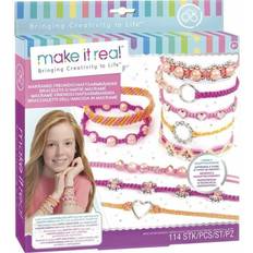 Plastique Perles Lansay Make It Real Bracelets d'Amitie Fabrication de bijoux enfants Dès 8 ans