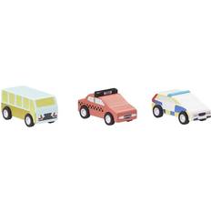 Kids Concept Pull-back Biler 3-pak