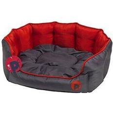 Petface Vattentät Och Tvättbar Oxford Hundsäng 70 x 70 cm Röd X-Large