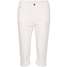 Kaffe Zelina Caprihose Slim Fit - Weiß