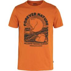 Fjällräven Orange T-shirts Fjällräven Mens Equipment T ORANGE SUNSET ORANGE/207 XXL