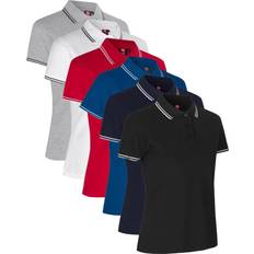ID Stretch Dame Polo T-skjorte - Rød