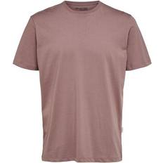 Selected homme slhaspen Selected Homme Slhaspen Ss O-Neck Tee Noos T-shirts & linnen Twilight Mauve