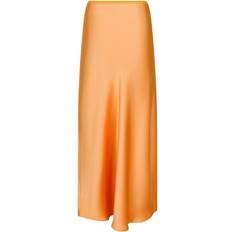 Neo noir heavy sateen skirt Neo Noir Vicky Heavy Sateen Skirt - Orange