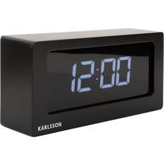 Digitalt bordur Karlsson Boxed LED Bordur H 12,5 x B 25 x L 7 cm Træ Sort