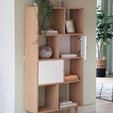 White Shelves HJ Home Lismore Display Unit Book Shelf