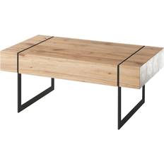 MCA Furniture Sled Brown 45cm H x 110cm W x 60cm D Coffee Table