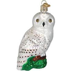 Grey Christmas Tree Ornaments Old World Christmas Great White Owl Christmas Tree Ornament