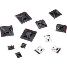 HellermannTyton MB3APT-I-PA66-WH Cable mount Self-adhesive 151-01558 halogen-free Ecru 1 pcs