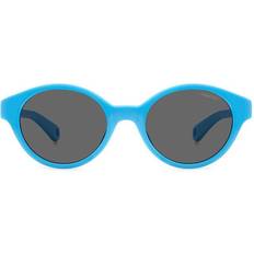 Polaroid Kid PLD K007/S MVU/M9 Sunglasses - Plastic Light Blue/Grey