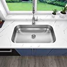 Sinber MU3018S-ADA 30 x 18 x 5.5 in Undermount Single Bowl Kitchen Sink