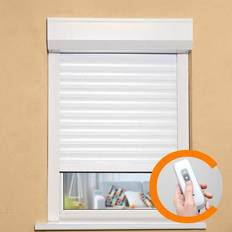 Persiana Enrollable De Aluminio 1.4 x 1 M - Blanco France Combi