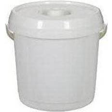 Cheap Buckets Whitefurze 14L Bucket & Lid, Cream