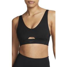 Underwear Nike Indy Plunge Cutout Medium-Support Padded Sports Bra - Black/Dark Smoke Grey