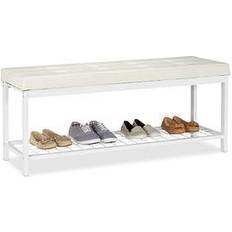 Relaxdays Schoenbank 115 x 40 x 49 cm