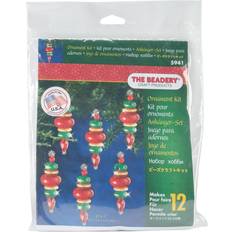 Plast Julgranspynt The Beadery Pärlor Plast Högtid Pärlprydnad Kit 2.25 Tum x 0.75 Tum Julgranspynt