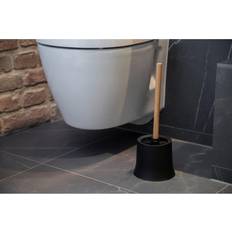Wenko Toiletbørste Basic Sort Bambus