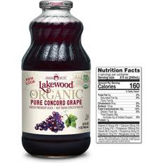 Lakewood Organic Pure Concord Grape Fresh Pressed Juice Concord Grape