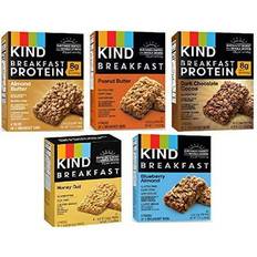 Kind breakfast bars KIND Breakfast Bars New Variety 5 Pack. 1 Box Honey Peanut Butter