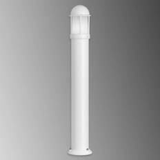 IP20 Pole Lighting LCD Marco Aluminium Path Light White Opal Bollard