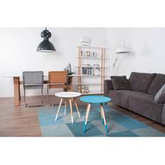 Zuiver Stoelen Zuiver Chair Ridge Kink Rib Blue 12a