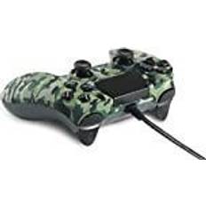 Game-Controllers Spartan Gear hoplite wired controller white green camo neu