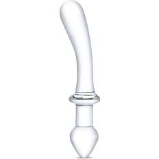 Double penetration Sexleksaker Smekningsapparat Double Penetration Glas Classic Curved